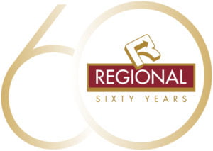 The Regional Group 60 year anniversary logo