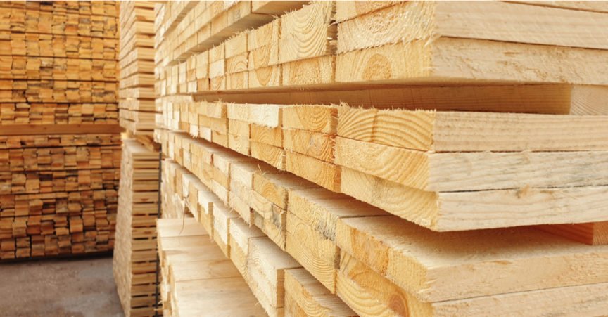 Piles of Lumber