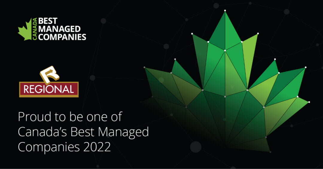 Regional Named as One of Canada’s Best Managed Companies for 4